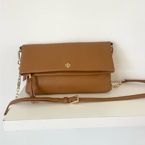 Tory Burch Camel Brown Crossbody Bag